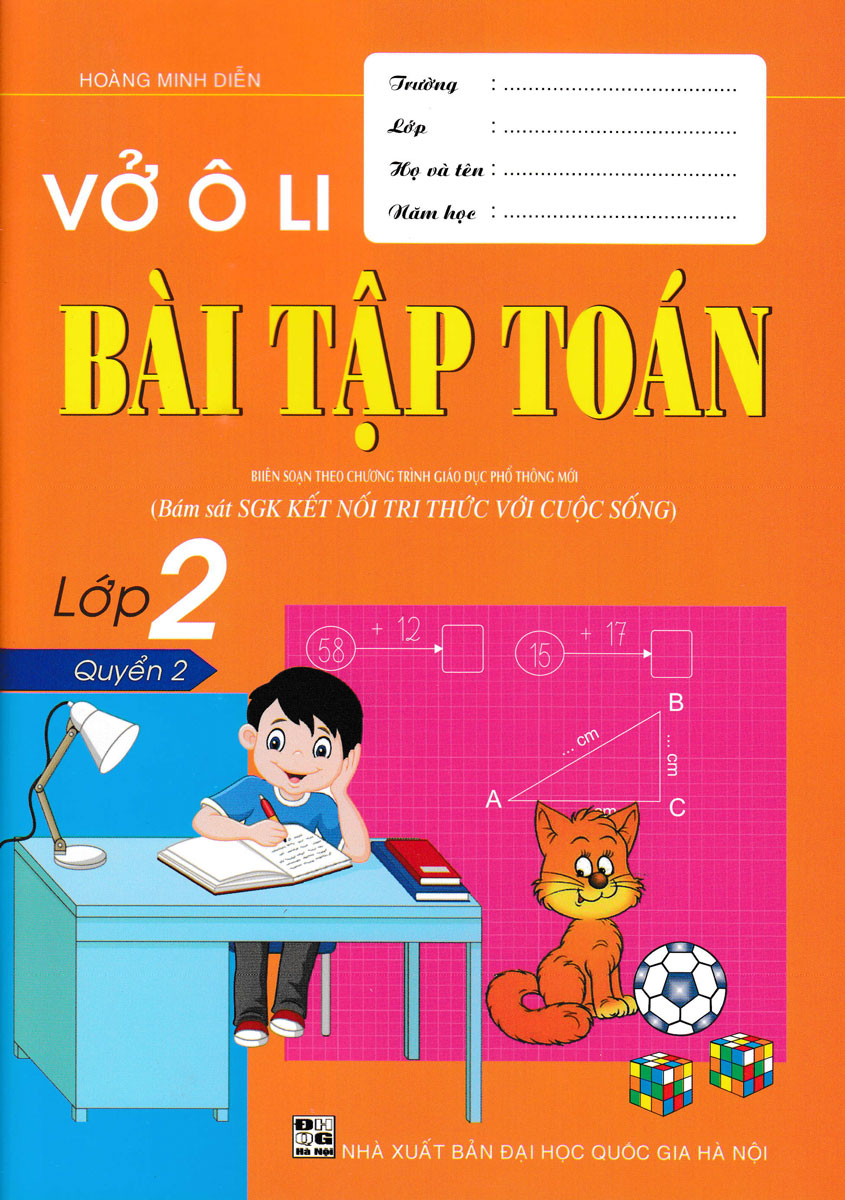 VỞ Ô LI BÀI TẬP TOÁN LỚP 2 - QUYỂN 2 _HA