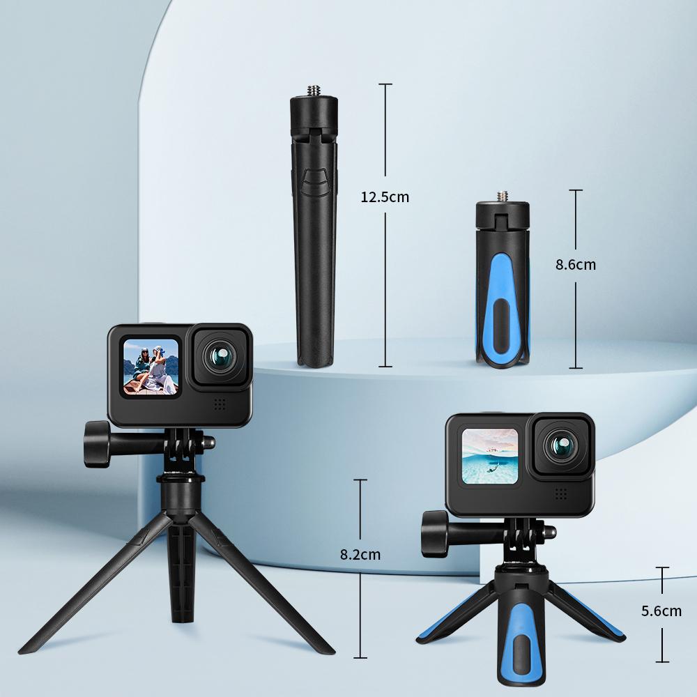 TELESIN Chân Máy Mini Magic Arm Điện Thoại Điều Khiển Từ Xa Bluetooth Nhả Cửa Trập Kẹp Ốc Vít 1/4 Cho Phụ Kiện Máy Ảnh GoPro Insta360