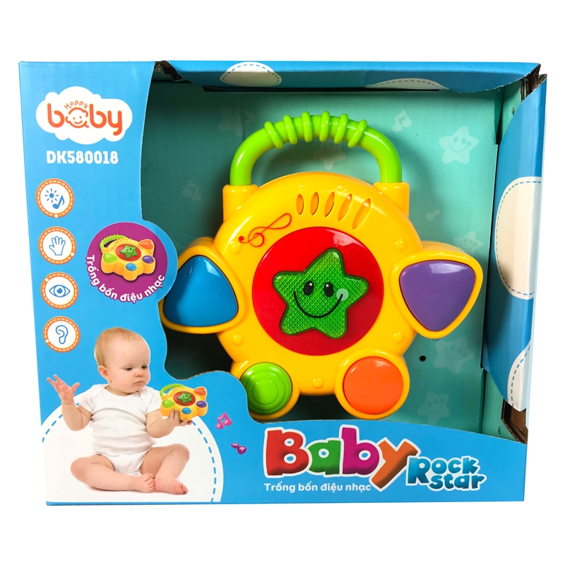 Đồ Chơi Baby Rock Star - Trống Bốn Điệu Nhạc - DK580018