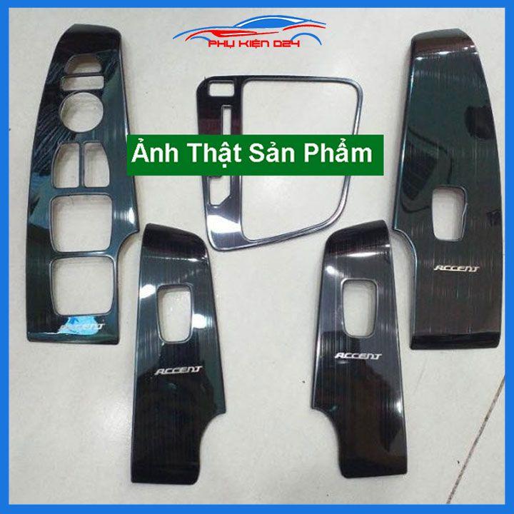 Ốp nội thất Accent 2018-2019-2020-2021-2022 vân Titan bảo vệ chống trầy xước và làm đẹp xe