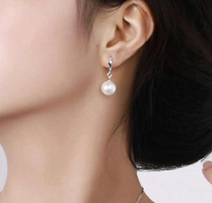 Đôi Bông tai nữ Ngọc trai siêu xinh