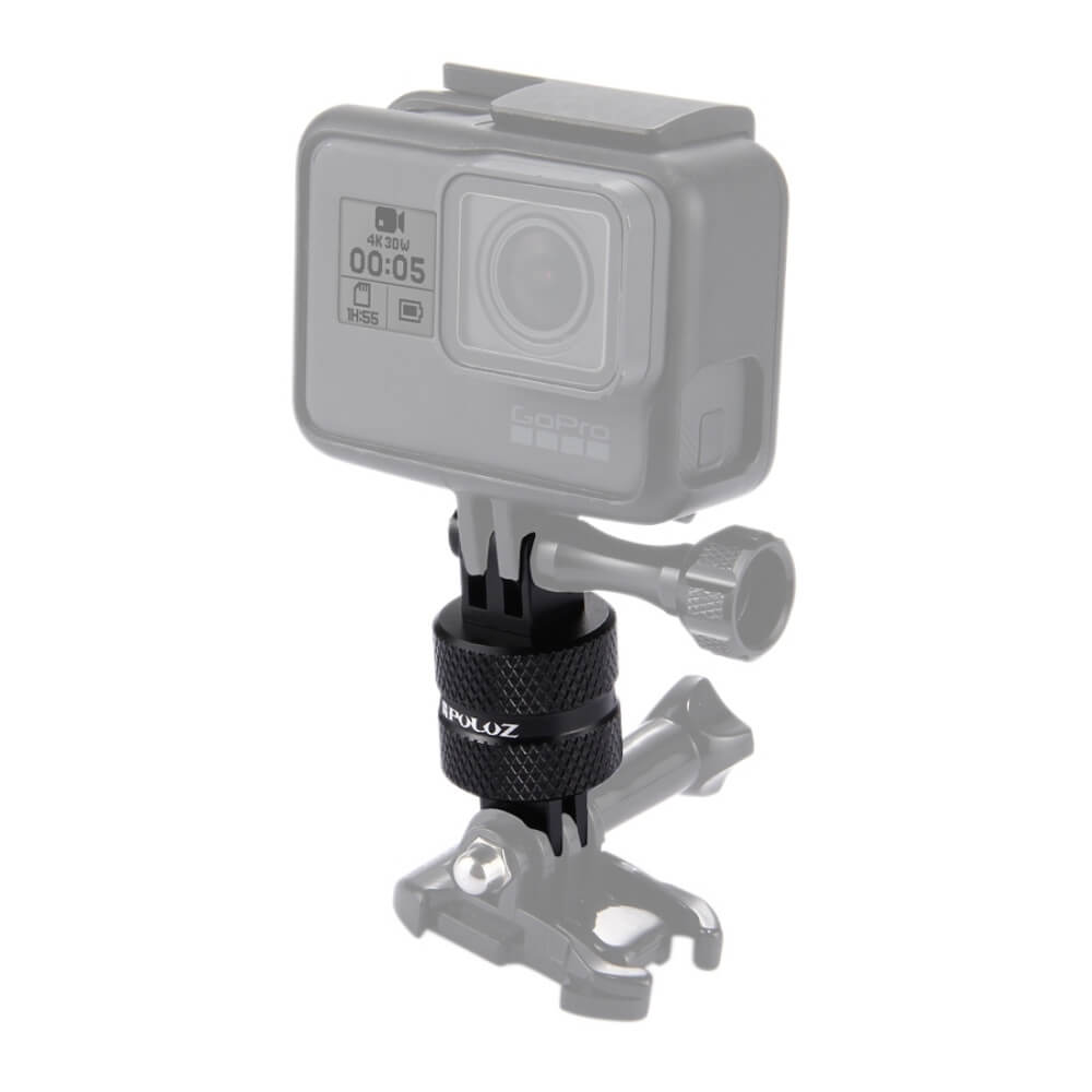 MOUNT XOAY 360 ĐỘ CHO GOPRO VÀ ACTION CAM PULUZ CNC - HÀNG NHẬP KHẨU