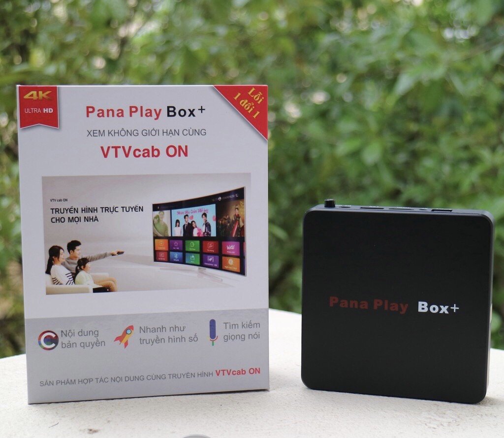 Đầu Tivi box Pana Playbox+( Ram 4Gb Rom 32Gb) - Hàng Chính Hãng