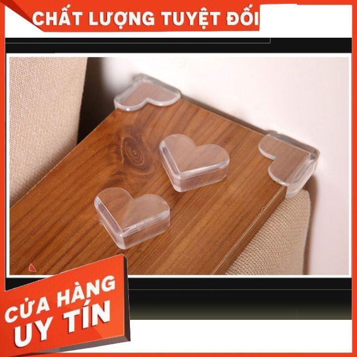 Set 4 Miếng Bịt Góc Bàn, Bọc Cạnh Bàn Silicon Tránh Va Đập
