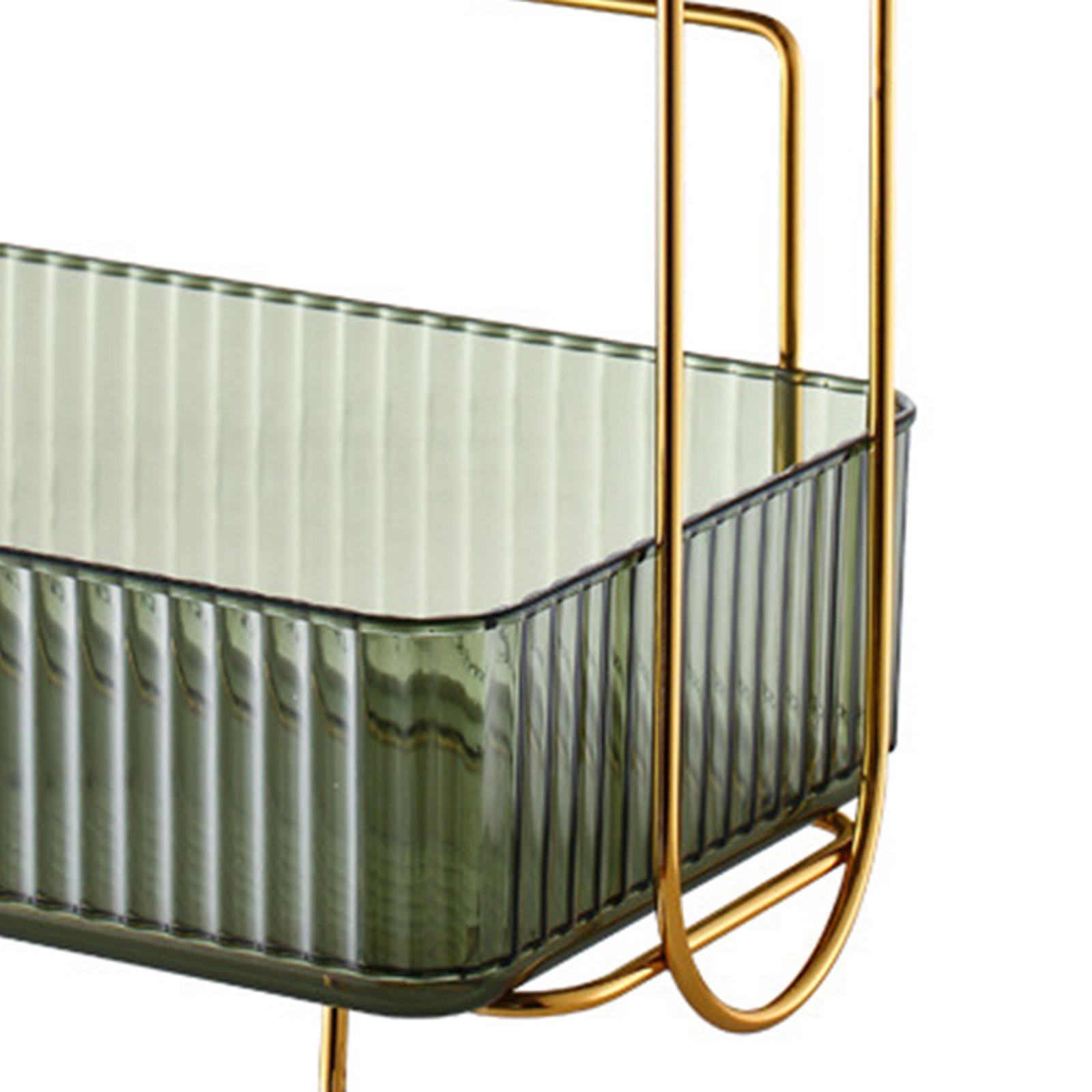 2 Tier Makeup Cosmetic Organizer Multifunctional for Bedroom Desk Countertop