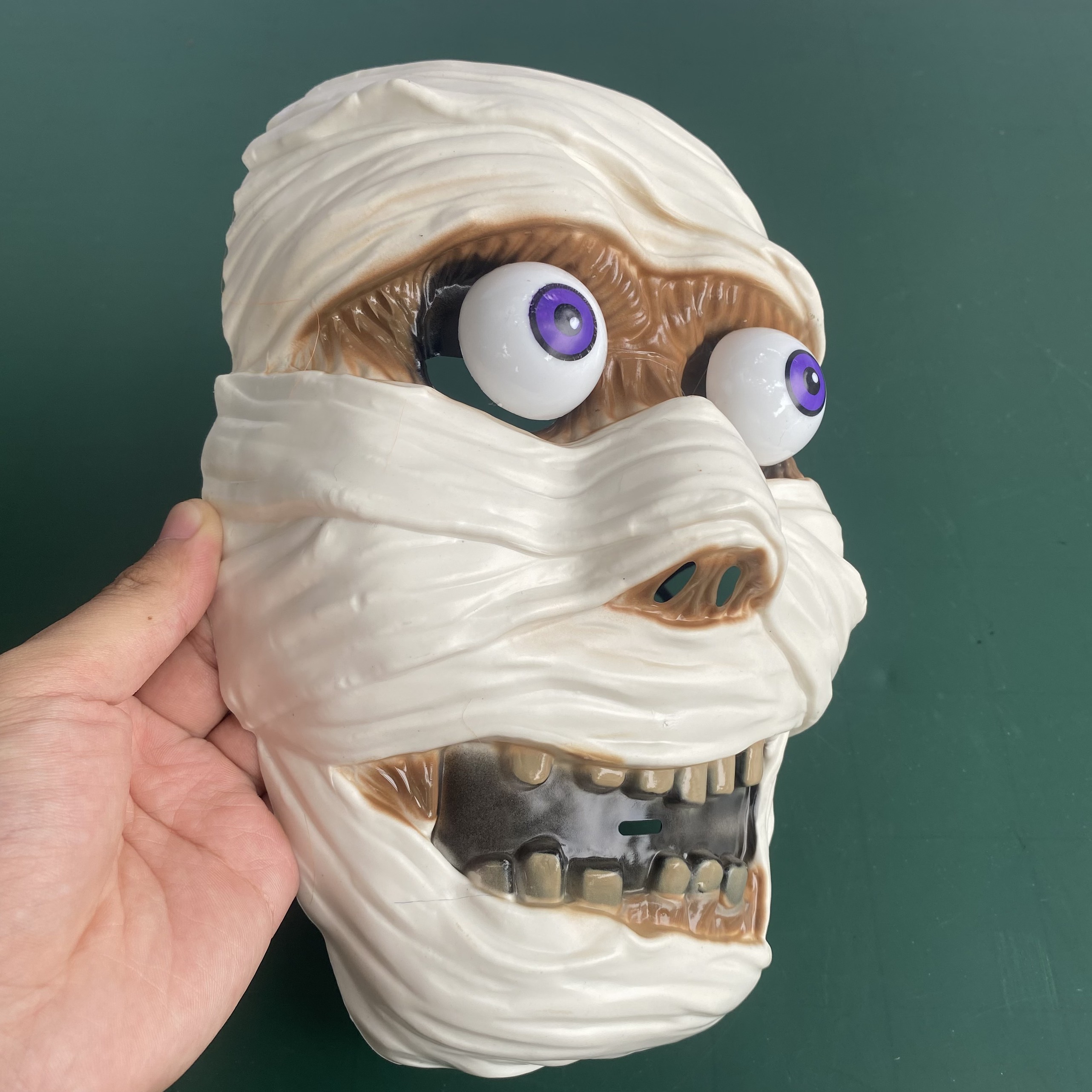 Mặt nạ xác ướp  nhựa cứng đẹp hóa trang Halloween cho người lớn và trẻ em