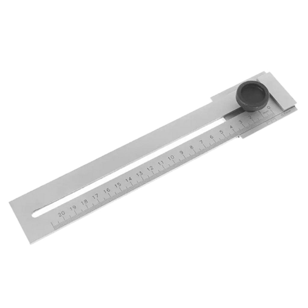 Straight Guide Rule Woodworking Scribing Device Ruler Hmoe Measuring Tool