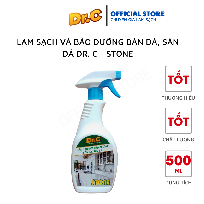 DUNG DỊCH LÀM SẠCH VÀ BẢO DƯỠNG SÀN ĐÁ Dr.C Stone CHÍNH HÃNG