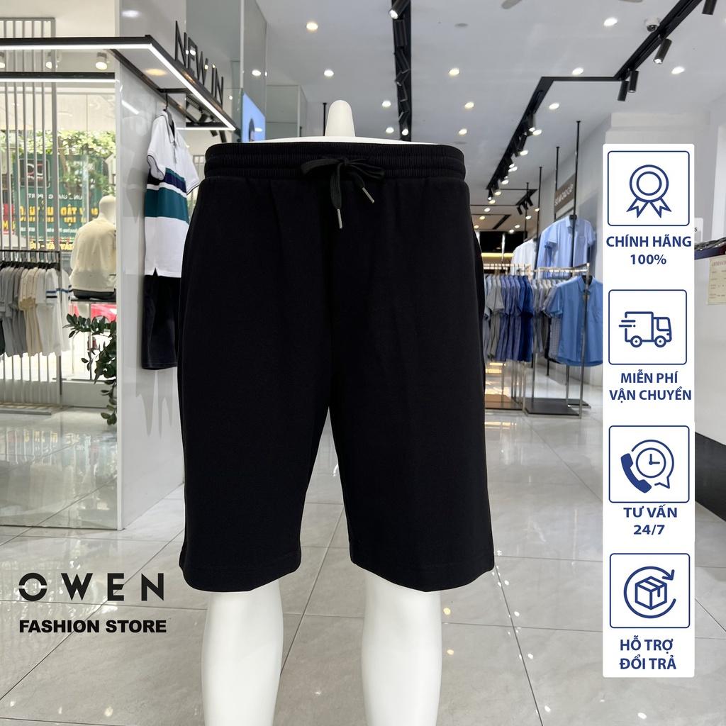 Quần short nam Owen cạp chun co dãn thoáng mát SN231416