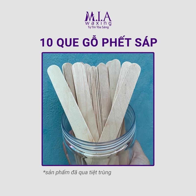 10 Que Gỗ Phết Sáp - Que gỗ