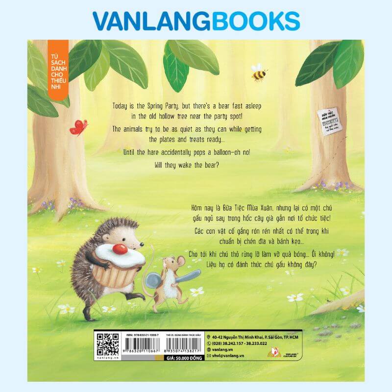 Sách Thỏ Ơi, Đừng Đánh Thức Gấu