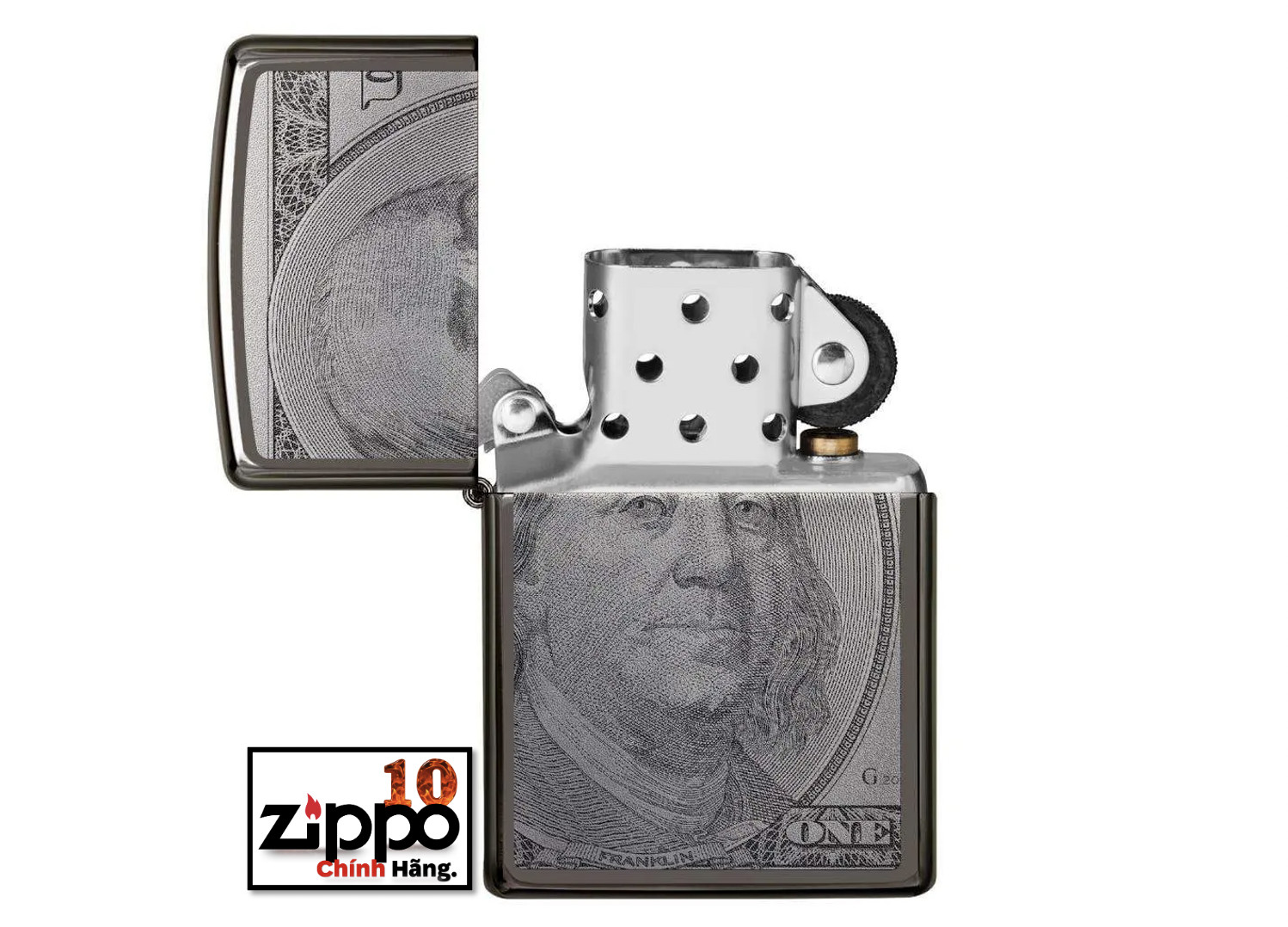 Bật lửa ZIPPO 49025 Currency Design - Chính hãng 100%