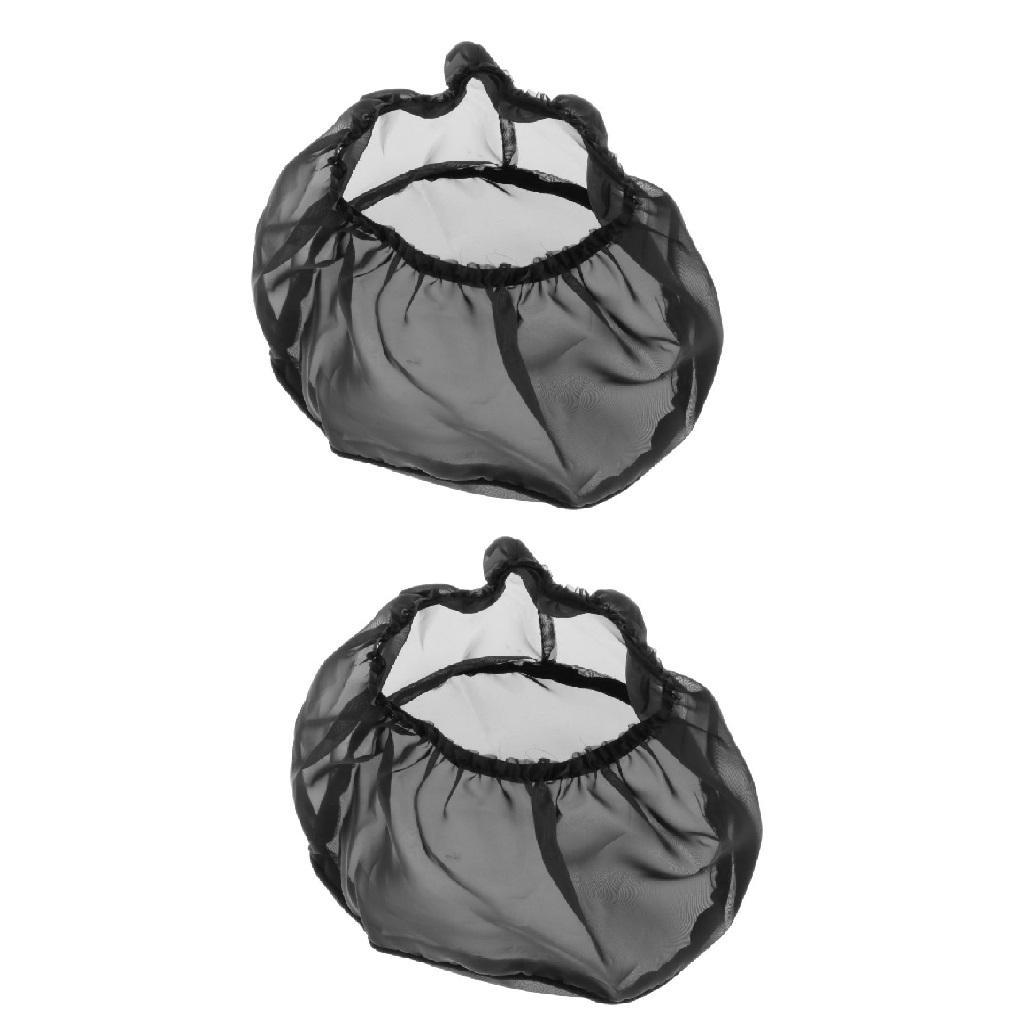 2x Waterproof Rain Sock Cover For Harley Motorcycle Air Intake Filter Wrap