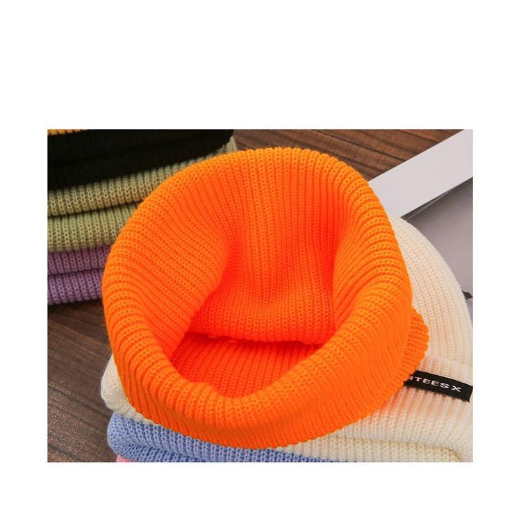 Mũ len dệt kim beanie Thêu MTEESX Hàn Quốc thời trang unisex thu đông giữ ấm cho nam nữ