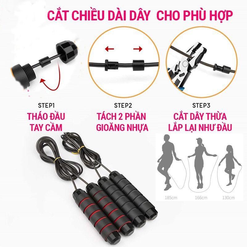 Dây Nhảy Tập Thể Dục Thể Thao(có Lõi Thép Cao Cấp)Hàng loại 1, CÓ SẴN