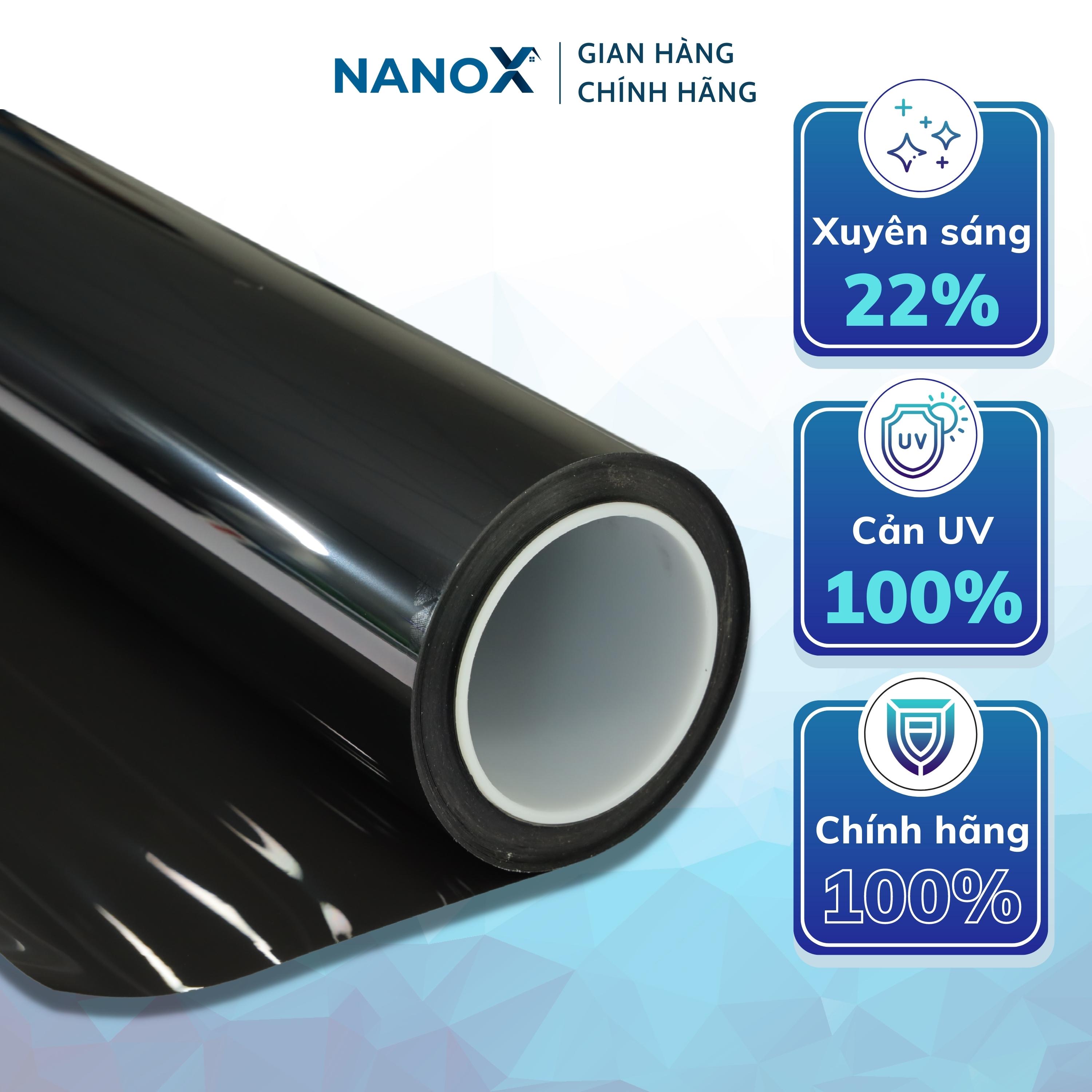 Phim cách nhiệt cửa kính chống nắng &amp; chống tia UV chuyên sâu cho nhà kính NanoX B15s