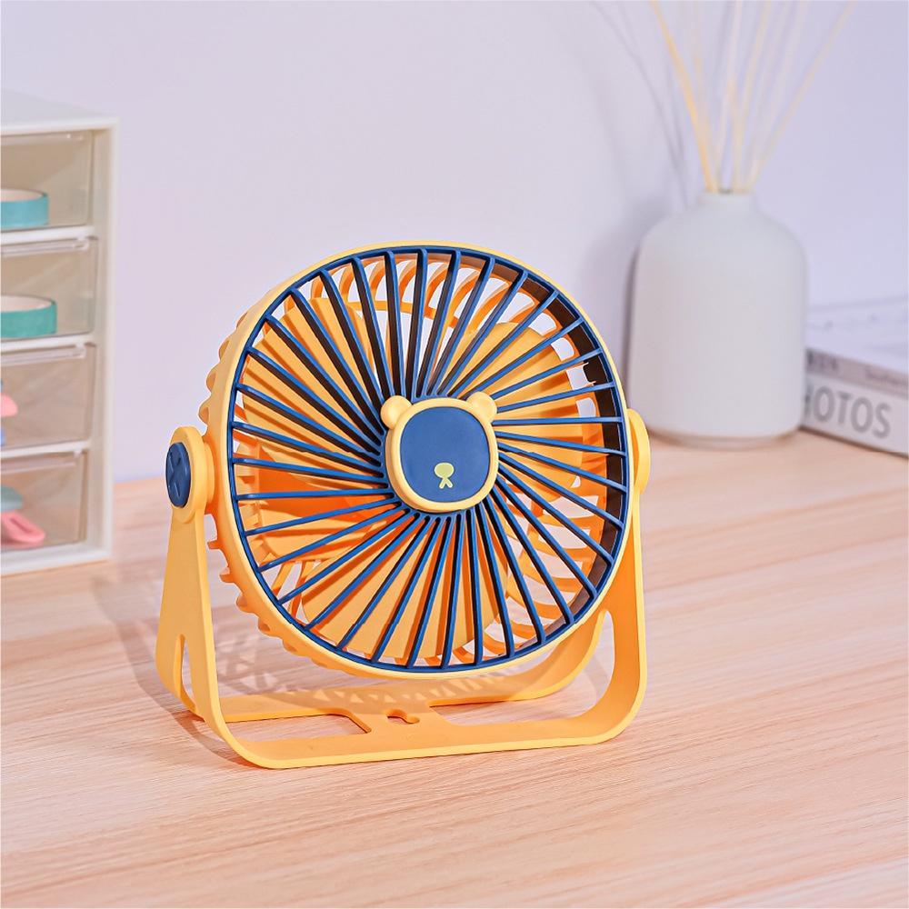 Quạt Mini Để Bàn Có Cổng Sạc USB Kèm Móc Treo Mới