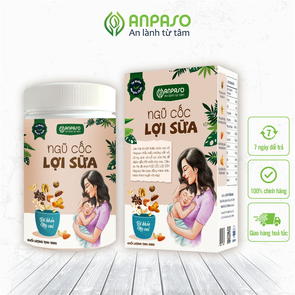 Ngũ cốc lợi sữa cho mẹ và bé Hộp 500g