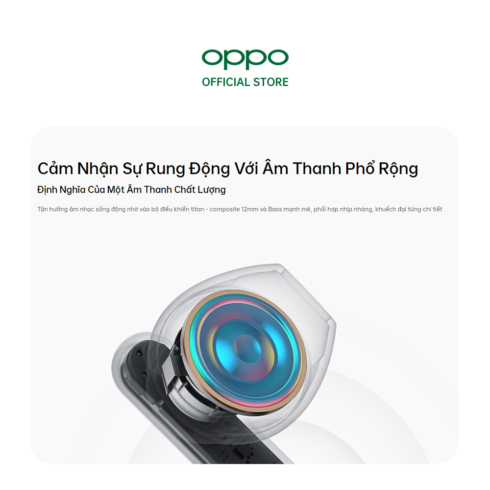 Tai Nghe Không Dây True Wireless OPPO Enco Air | Hàng Chính Hãng - Màu Trắng