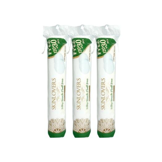 Combo 3 Gói Bông Tẩy Trang Skinlovers 120+30 miếng