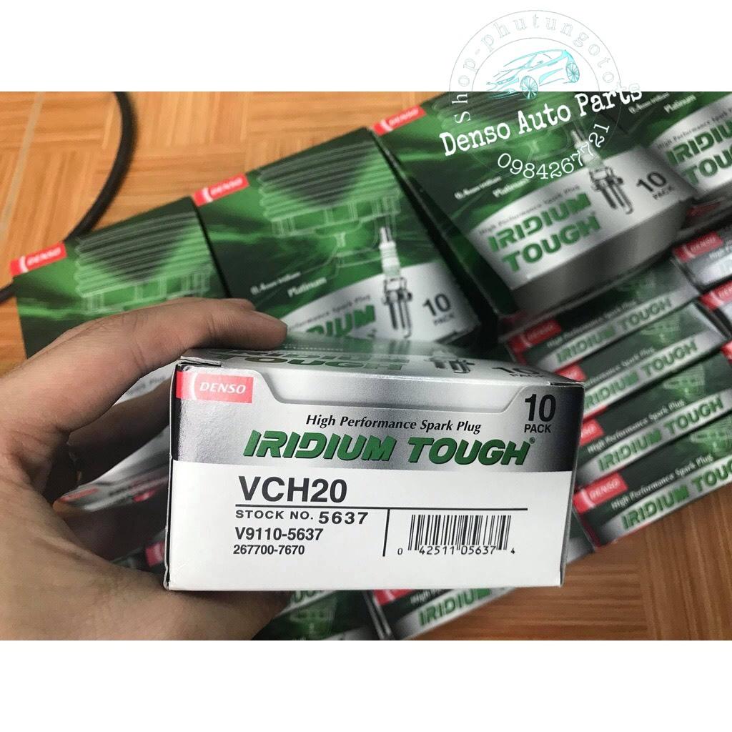 Bugi iridium Tough Denso VCH20 dành cho xe (Mazda 2,3,6,CX5, Vios, Atlis đời mới)