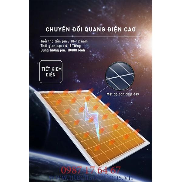 Đèn Pha Năng Lượng Mặt Trời JD-8200L Công Suất 200W - Mẫu Mới 2020, Khung Nhôm, Chip Led "SMD"
