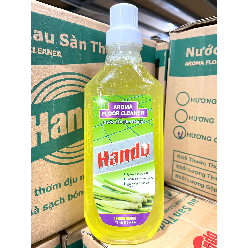 Nước lau sàn đậm đặc siêu sạch Hando 1L Hương xả