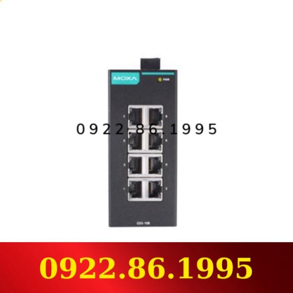 Giá Tốt + Công Tắc Công Nghiệp EDS-108 Moxa 8 Cổng Không Quản Lý Mạng hàng mới