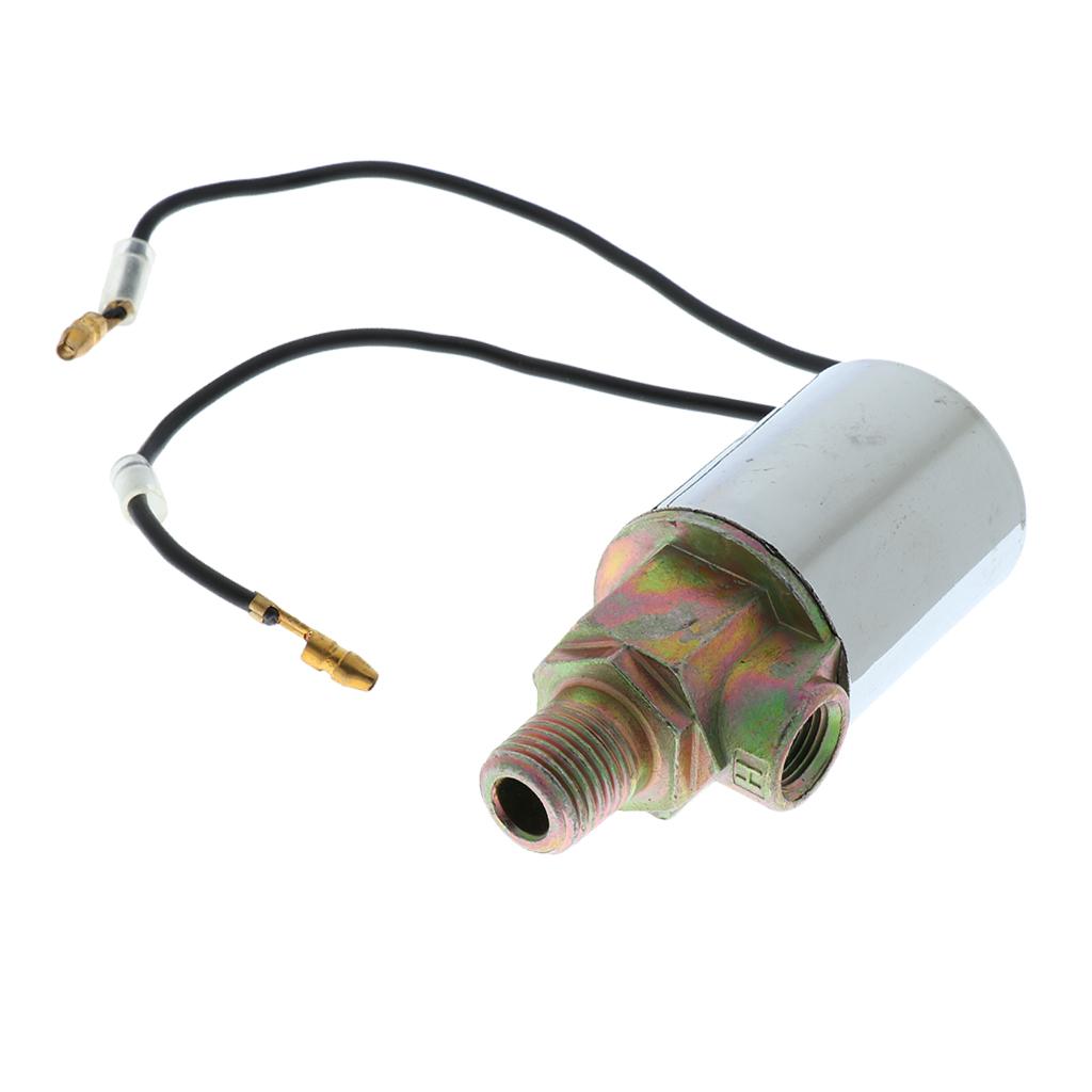 1x Train Truck Air 12V/24V Heavy Duty Electric Solenoid Valve 1/4 inch
