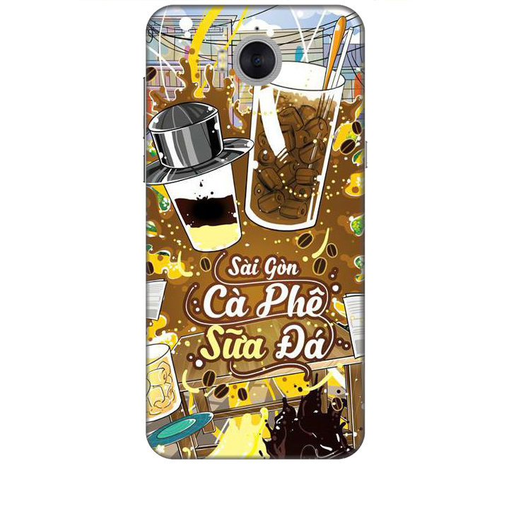 Ốp lưng dành cho điện thoại HUAWEI Y5 2017 Hình Sài Gòn Cafe Sữa Đá - Hàng chính hãng