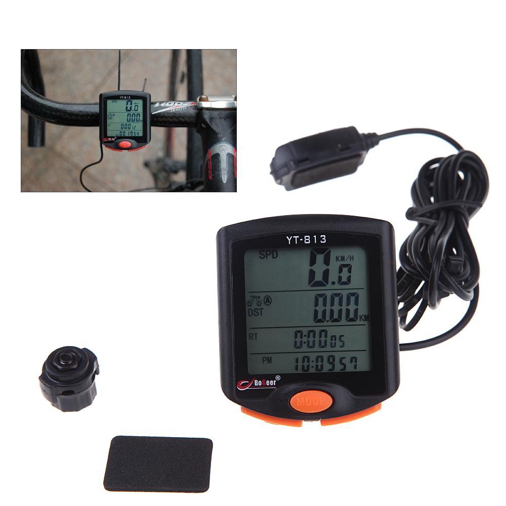 Máy cảm biến đo tốc độ cho xe đạp màng LCD BoGeer YT-813 chống nước