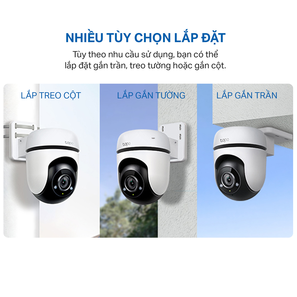 Camera WiFi TP-Link Tapo C510W / C520WS An Ninh Quay/Quét 360 Độ, Chống Nước - Hàng Chính Hãng