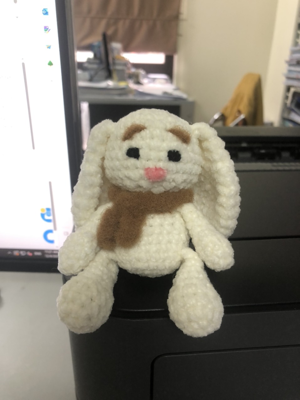 Thú tai dài handmade amigurumi, đan móc và khâu tay thủ công, đồ chơi len an toàn