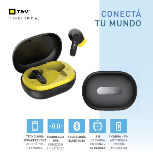 [HÀNG CHÍNH HÃNG ĐỨC] Tai Nghe Bluetooth Thonet And Vander REIS | Công suất 10mW| Công nghệ TWS | Thời lượng pin 5 giờ | Bảo hành chính hãng