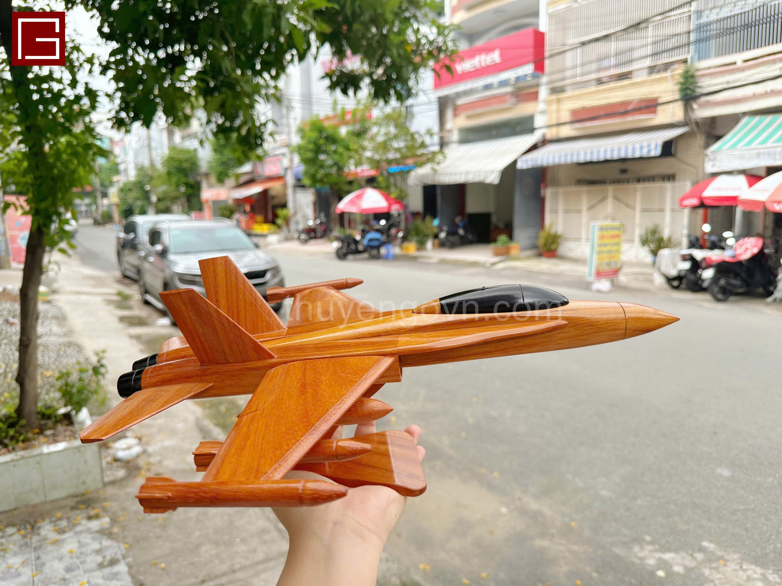 Mô hình máy bay trang trí, mô hình gỗ cao cấp, máy bay gỗ hàng chính hãng, decor phòng học, phòng làm việc