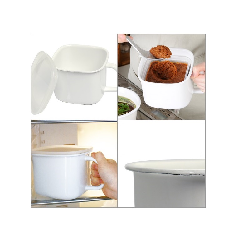 Hộp thực phẩm có tay cầm Nakaya, nắp đậy kín giúp cất giữ và bảo quản thực phẩm một cách an toàn & tiện lợi - nội địa Nhật Bản