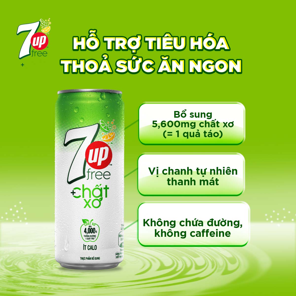 Thùng 24 Lon Mix 2 Vị Pepsi Chanh và 7Up Chất Xơ Không Calo (320ml/lon) - Độc Quyền Online