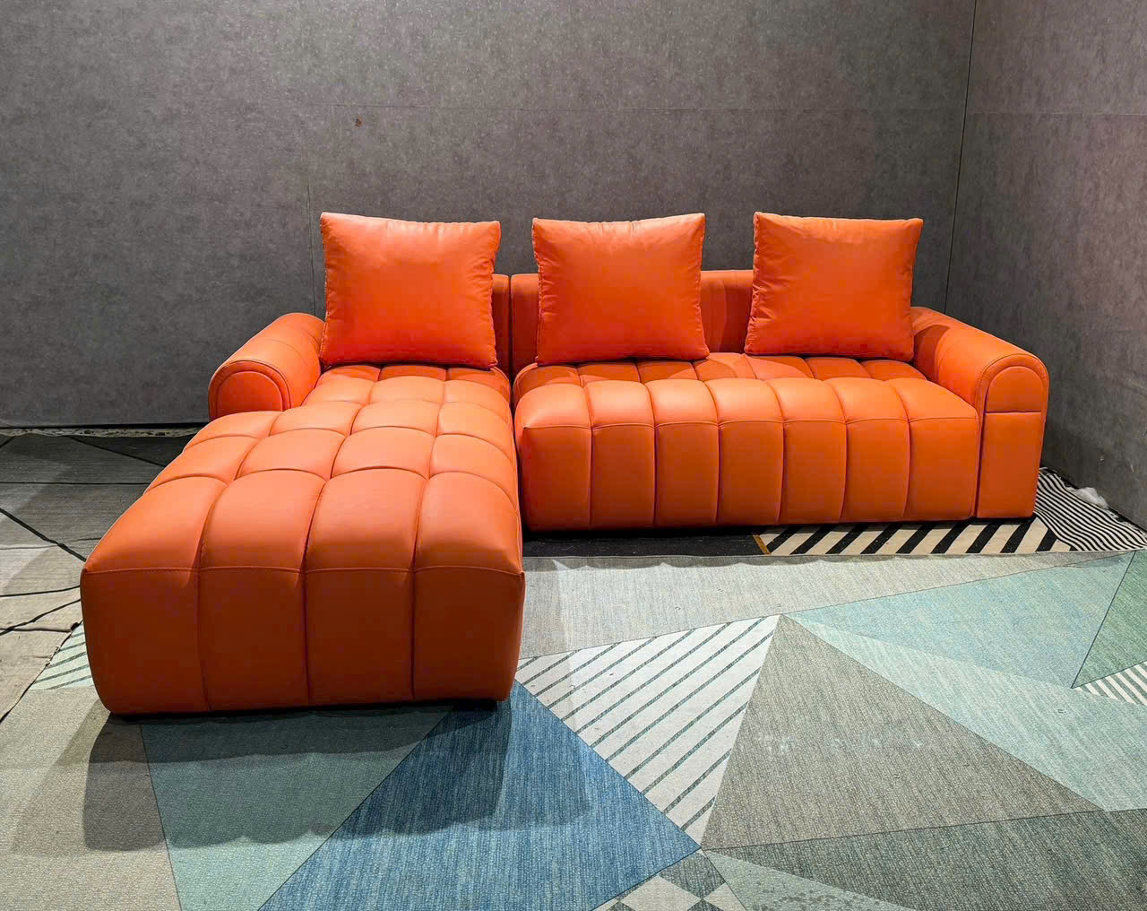 Sofa phòng khách Juno sofa Orange NK2025 KT 2m2 x 1m5