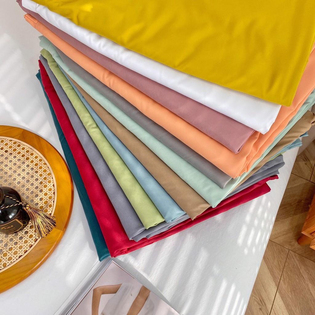 Bộ chăn ga gối Cotton Tici phối bèo M2T bedding, vỏ chăn mền, drap giường và 2 vỏ gối
