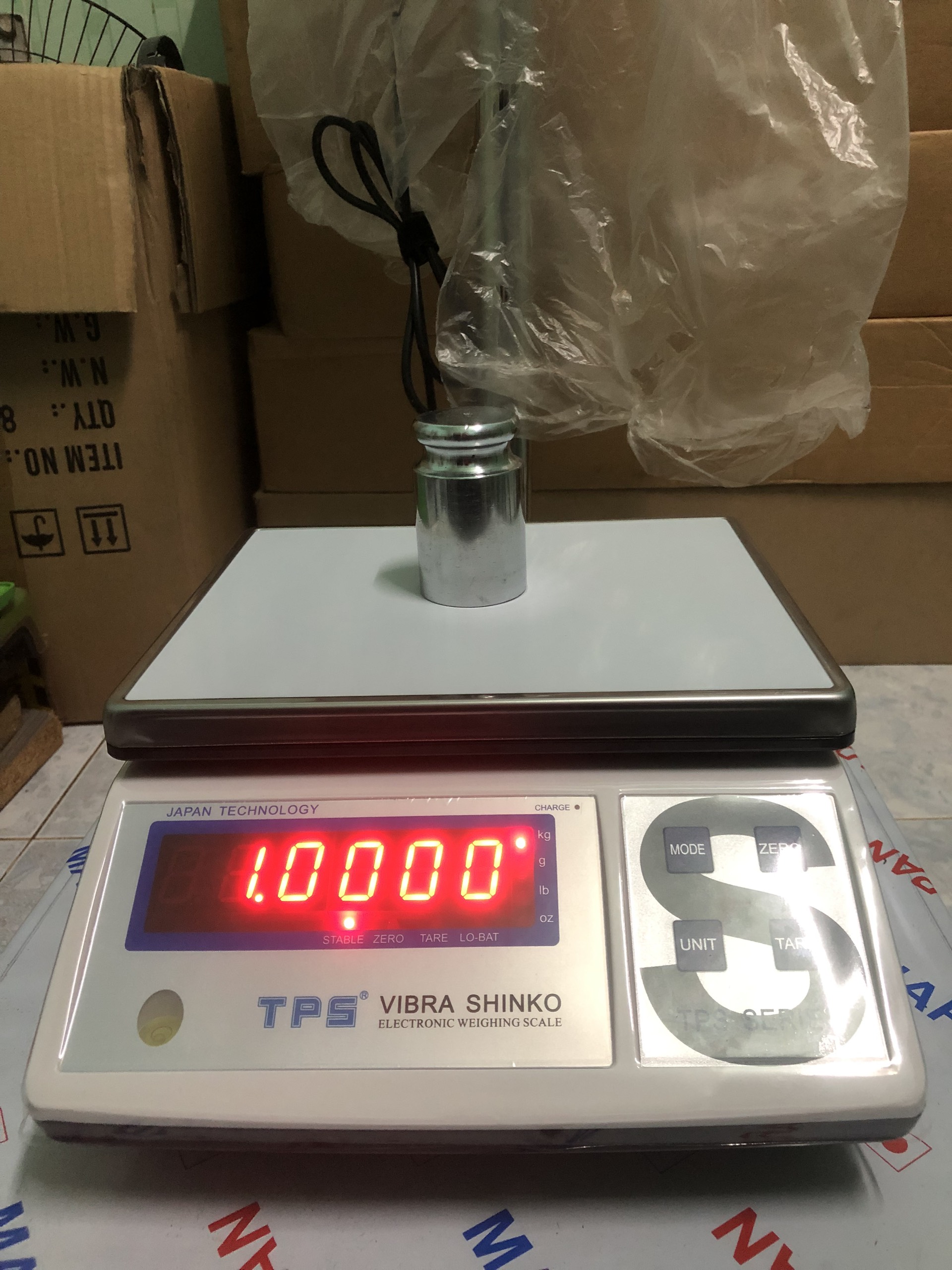 Cân Điện Tử VIBRA TPS 30 kg Nhật Bản