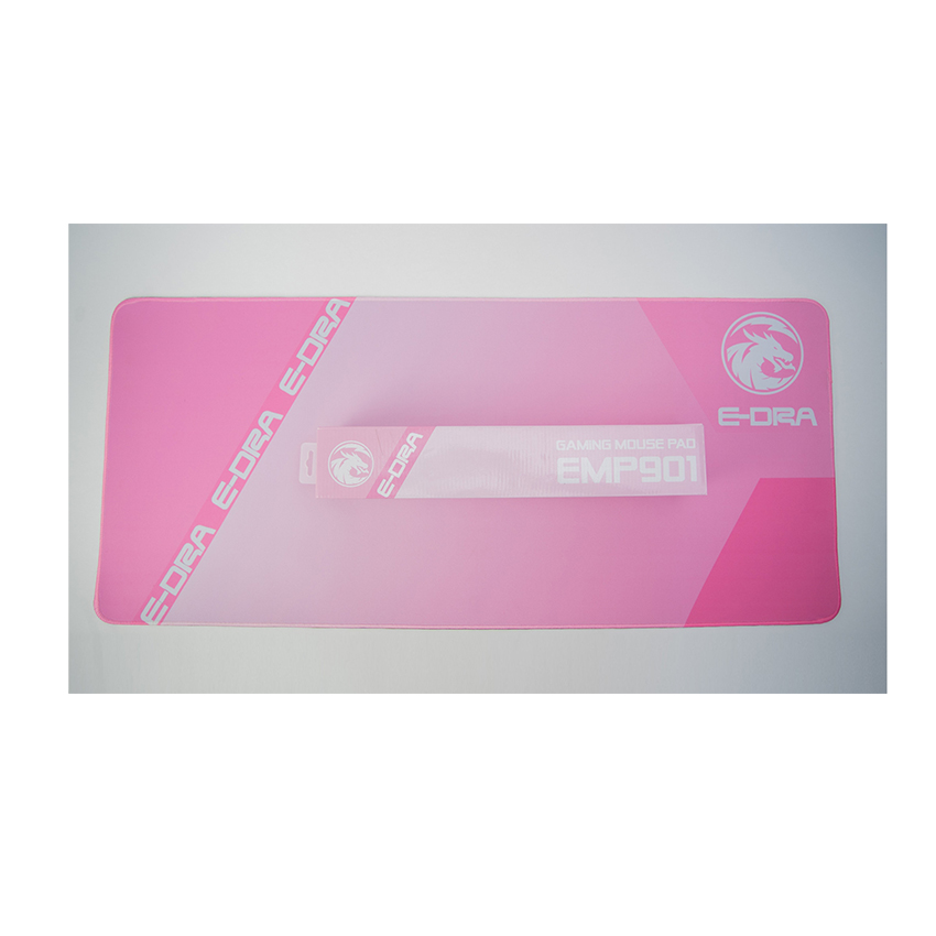 Bàn di Chuột E-DRA EMP901 màu hồng (400 x 900 x 4mm) - Hàng Chính Hãng