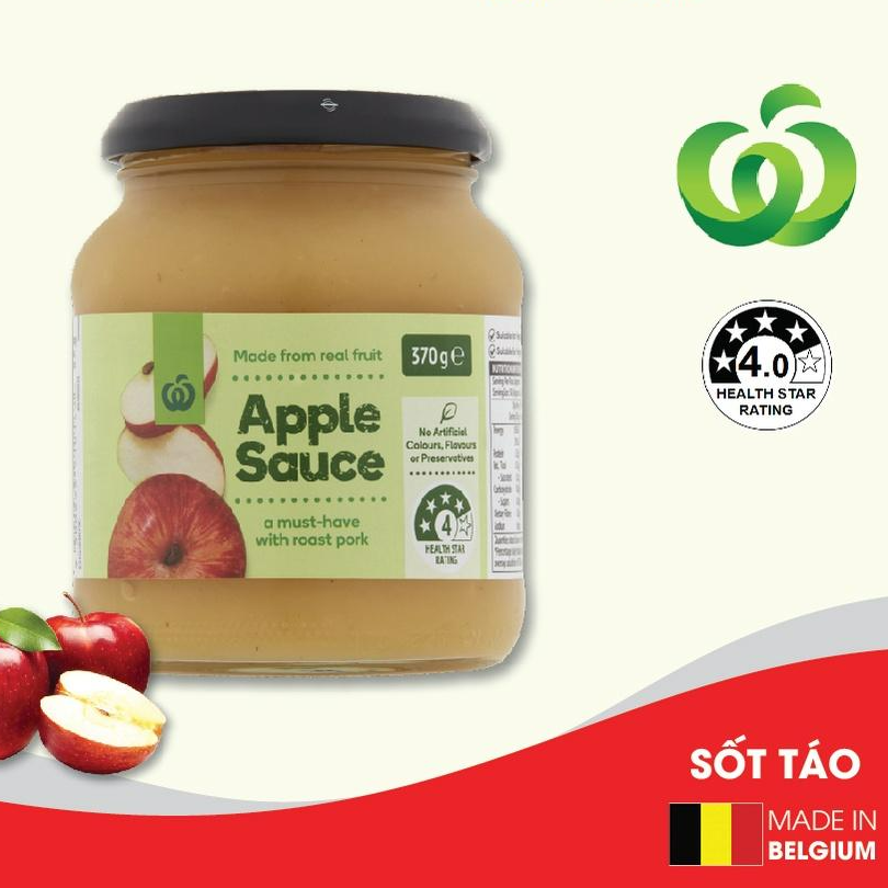 Sốt Táo - Woolworths Apple Sauce 370g