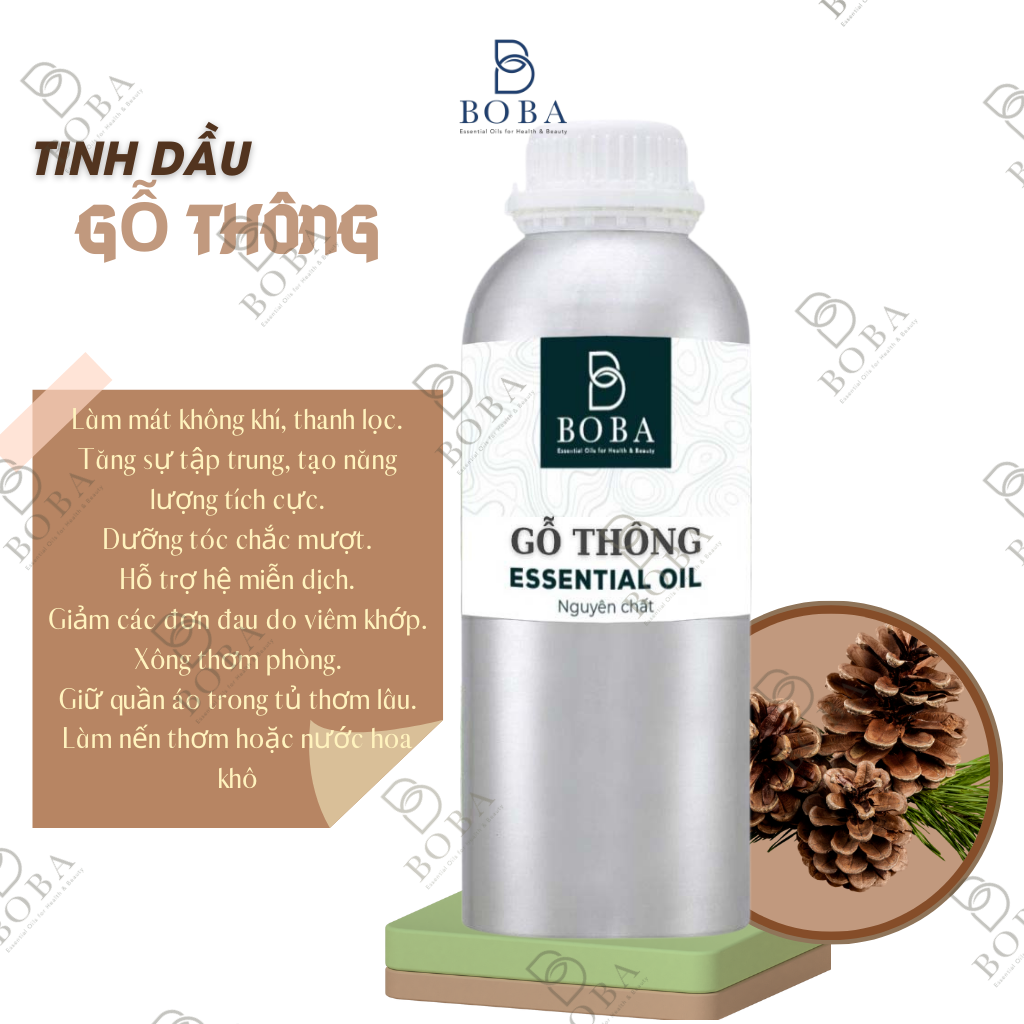 (HCM) Tinh Dầu Lít Nhập Ấn Khuếch Tán Hương Thơm, Xông Phòng, Thư Giãn, Kiếm Soát Mùi - BOBA NATURALS