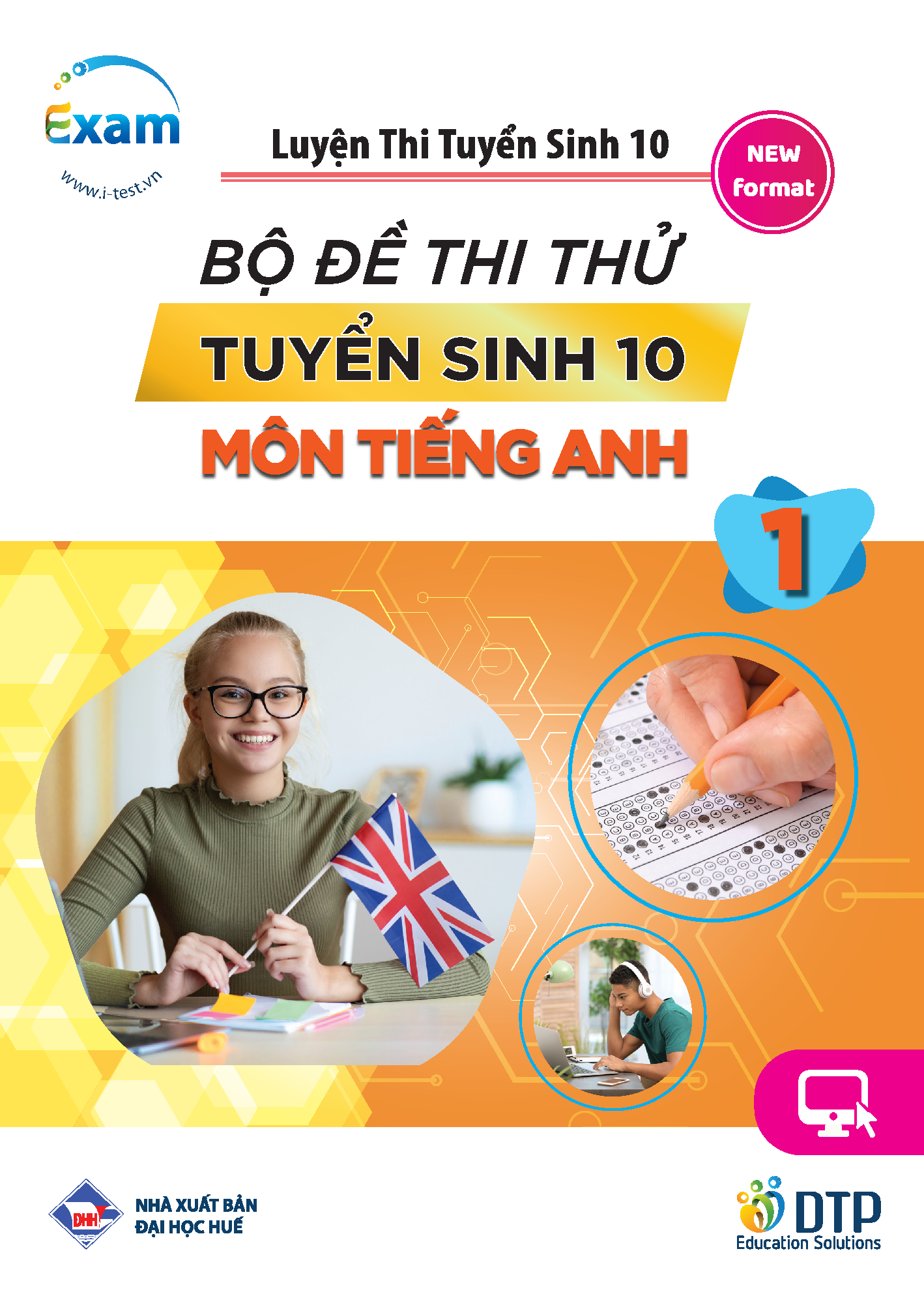 Sách - Dtpboosk - Trọn bộ ôn tập và bộ đề thi thử Tuyển sinh 10 môn Tiếng Anh