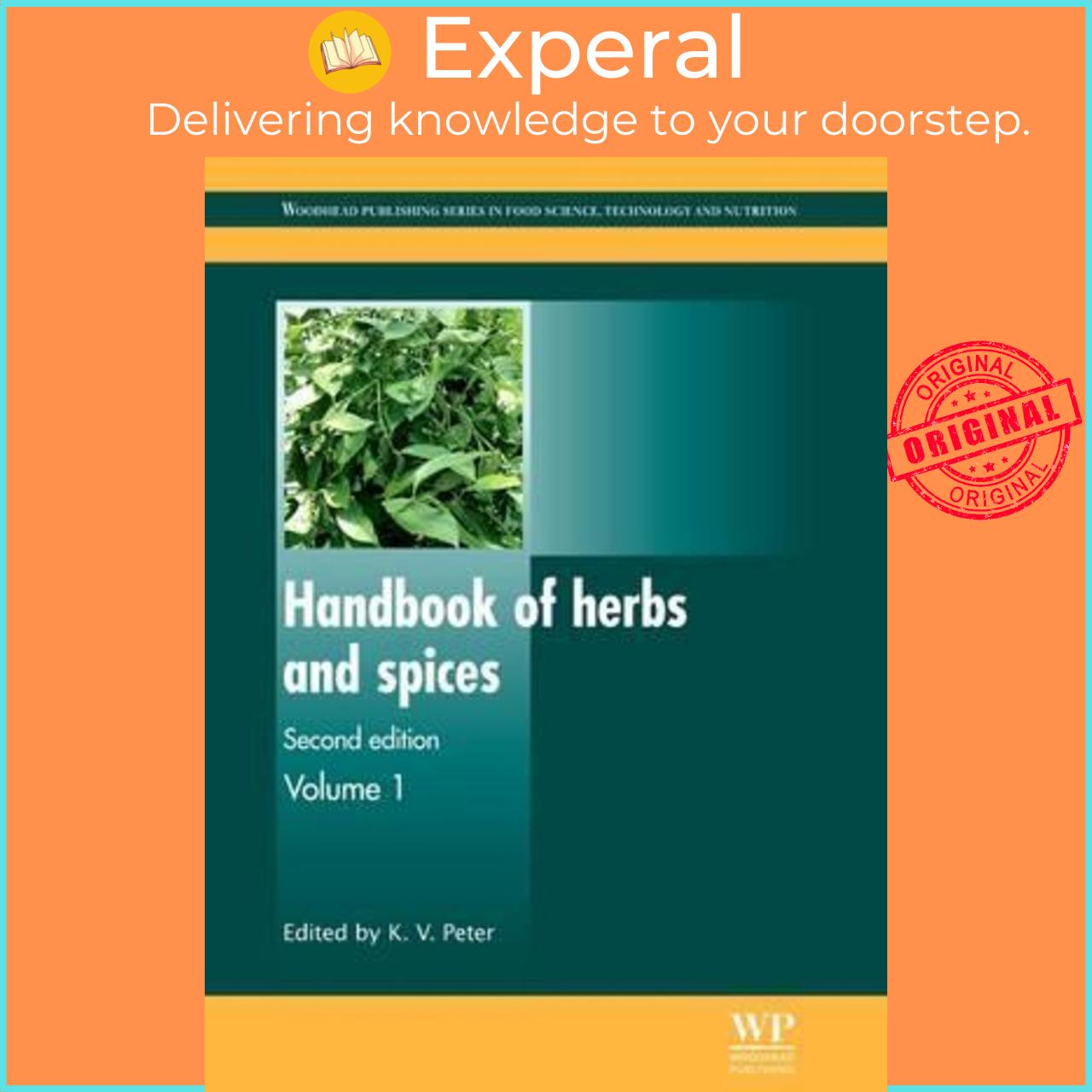 Sách - Handbook of Herbs and Spices by K V Peter (UK edition, paperback)