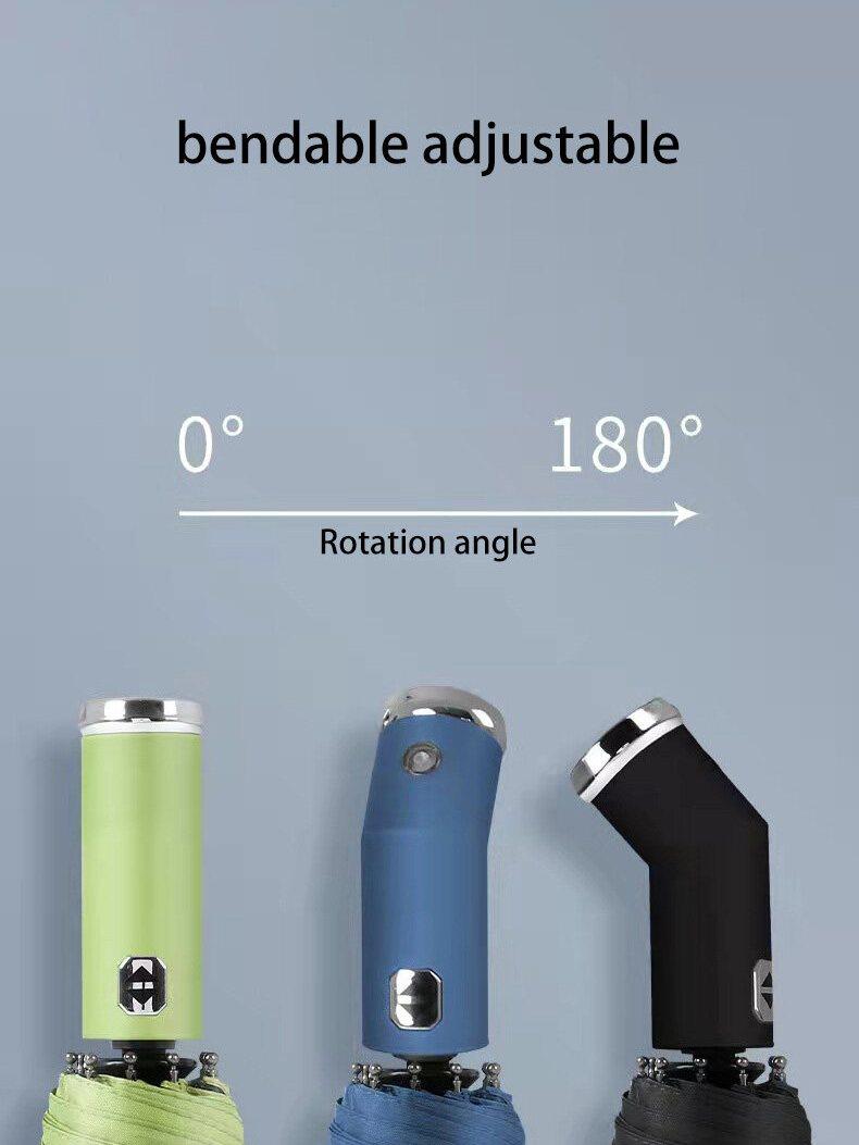 Ô Che Mưa Dù Gấp Gọn 10 Nan Chống Tia Uv Đóng Mở Tự Đóng Có Đèn Led rộng 108 cm Phụ kiện ô tô giá rẻ