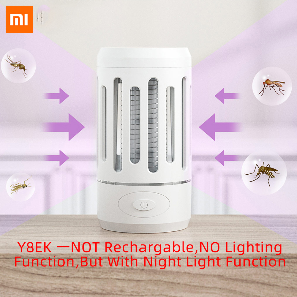 Xiaomi Ecological Chain Electric Mosquito Killer Lamp Portable Mosquito Dispeller Physical Shock Repeller Killer Shock Lamp Led Light Noiseless Usb Mosquito Killer For Bedroom Home - Y8Ek