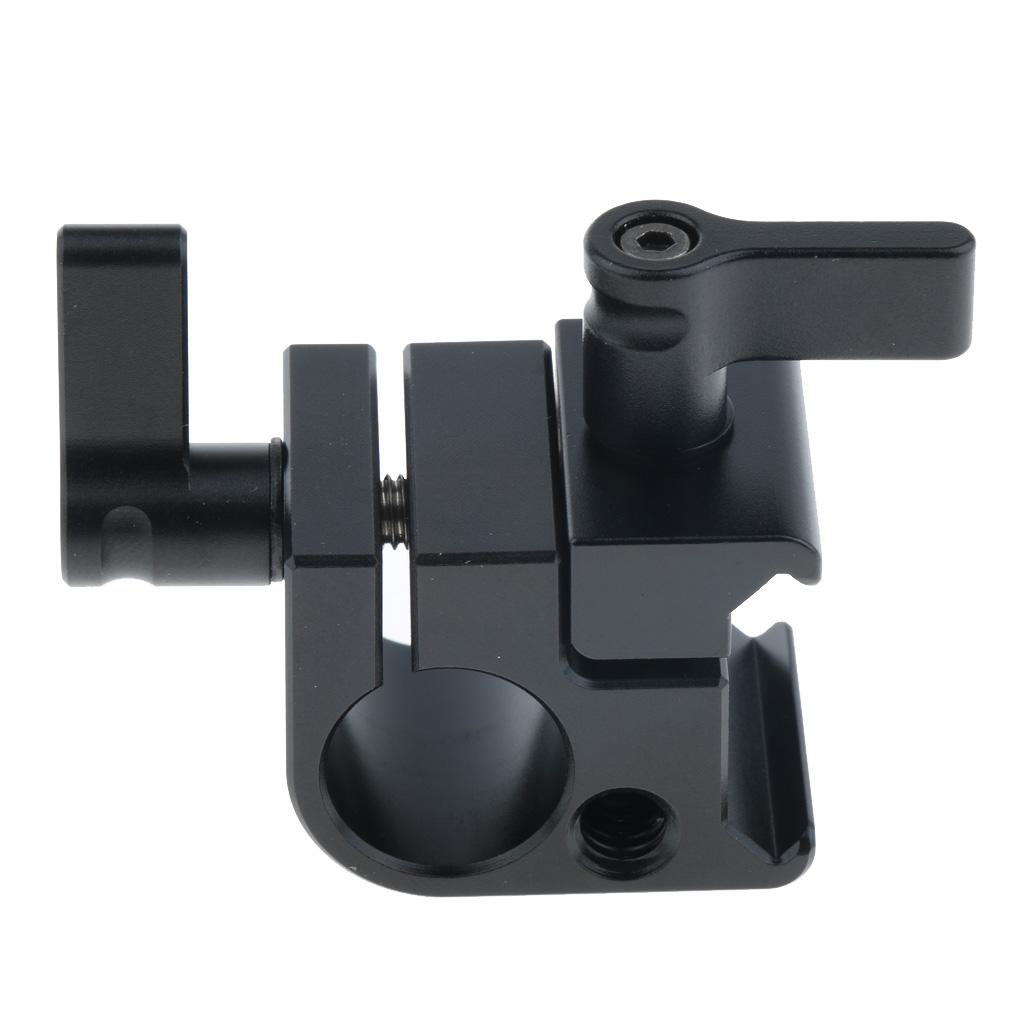 Đường Sắt Kẹp có Đĩa Đơn 15mm Cần Kẹp cho MÁY ẢNH DSLR Rig 1254