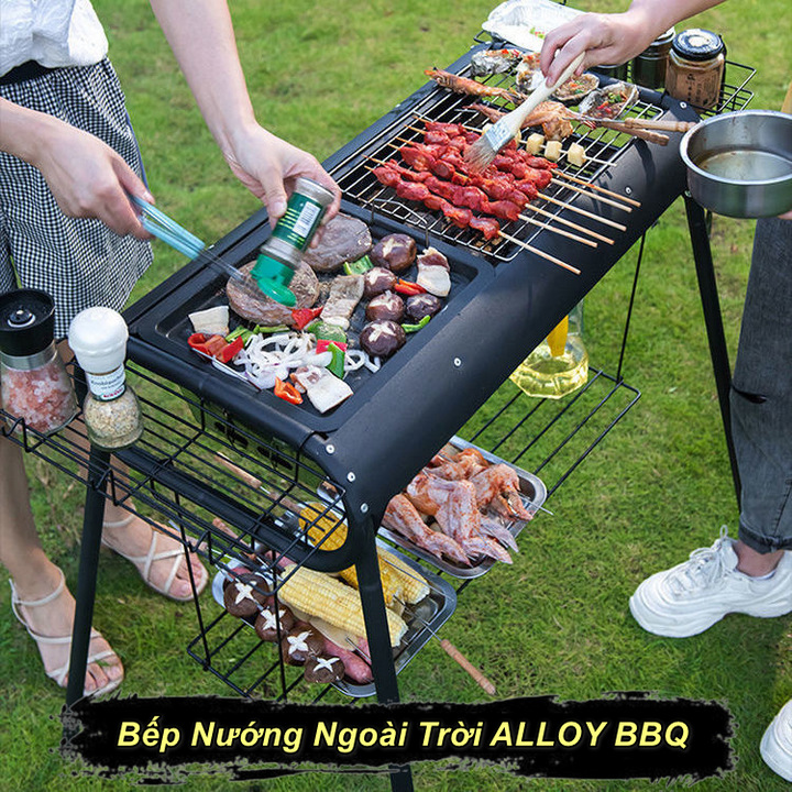 Bếp Nướng Ngoài Trời ALLOY BBQ Thép Không Rỉ 410