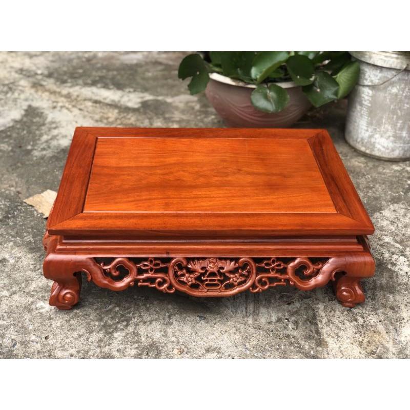 Bàn osin đục dơi gỗ hương đá 40x60cm